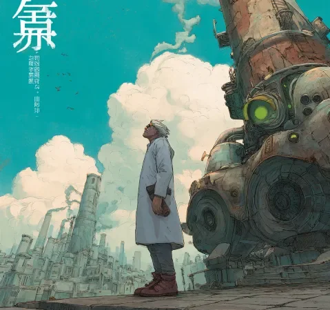 风车动漫作品条目墙，多张漫画封面与题材标签排布